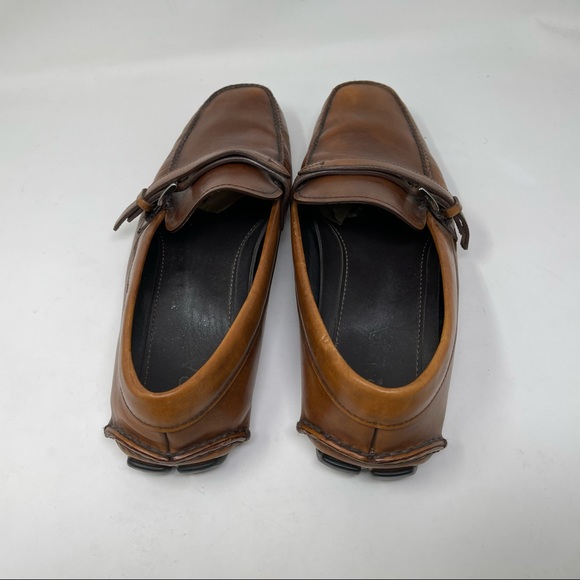 Prada shoes loafers belt leather driving shoes slip on in size 11 - Picture 15 of 16